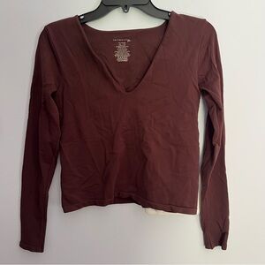 Free People Intimately Clean Lines Voop Long Sleeve